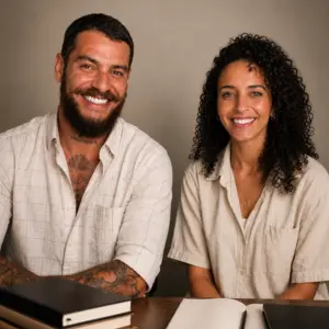 Retrato de Tait & Polessi