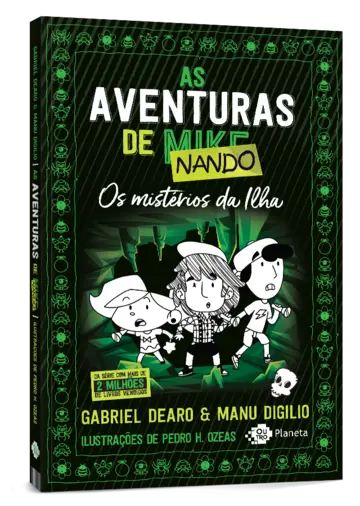 Capa As aventuras de Nando: os mistérios da ilha