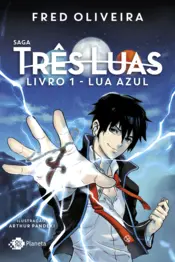 Capa Saga três luas - Livro 1: Lua azul