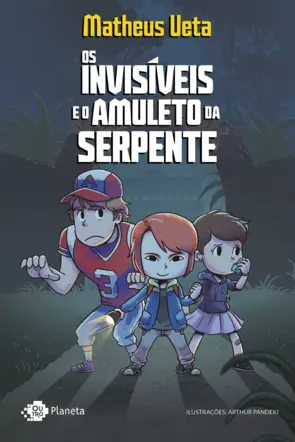 Capa Os invisíveis e o amuleto da serpente