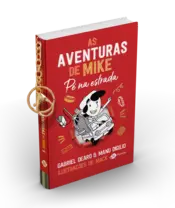 Miniatura capa 3d As aventuras de Mike 5: pé na estrada - livro de bolso com chaveiro