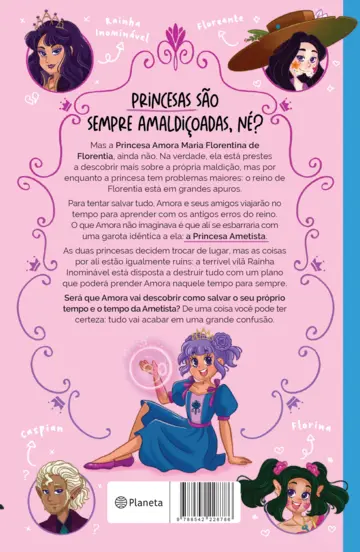 Contracapa O diário de uma princesa desastrada 3