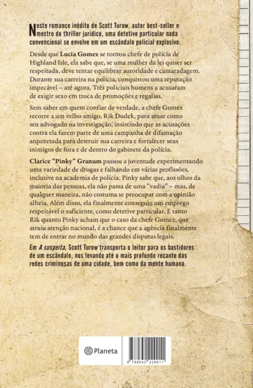 Contracapa A suspeita