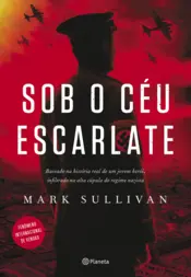 Capa Sob o céu escarlate