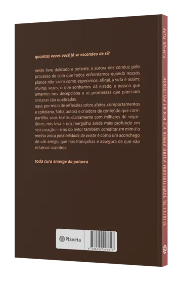 Capa Acreditar em mim é a minha única possibilidade de existir