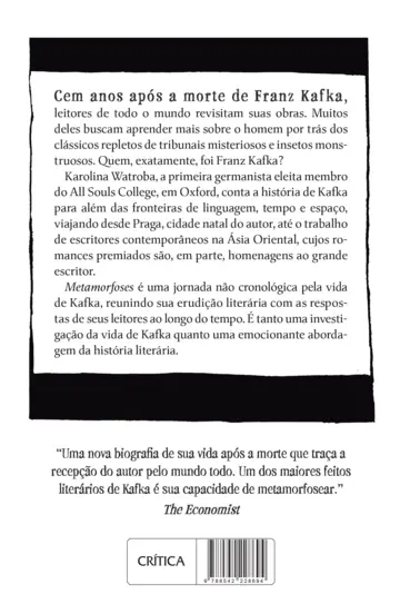 Contracapa Metamorfoses