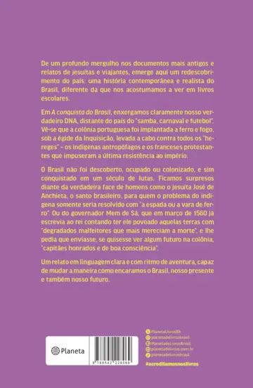 Contracapa A conquista do Brasil