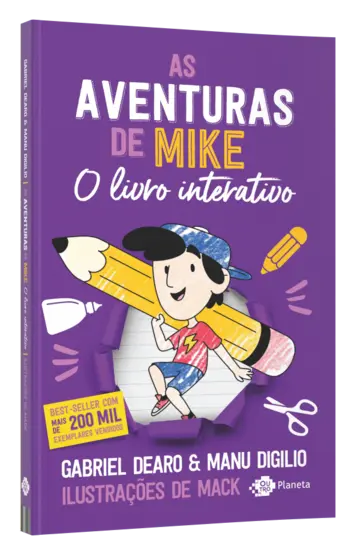 Capa As aventuras de Mike: o livro interativo