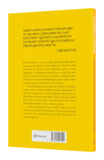 Capa Para pensar e escrever melhor