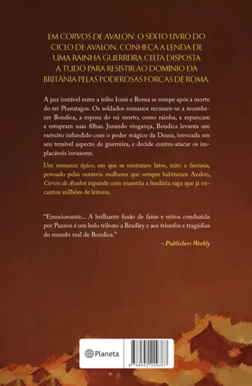 Contracapa Corvos de Avalon