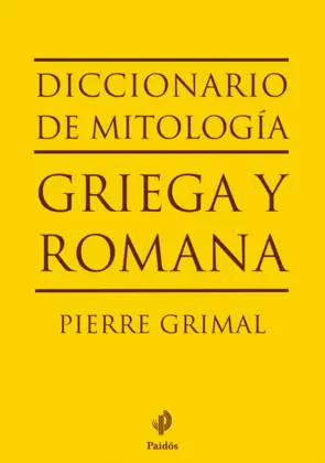 Capa DICCIONARIO DE MITOLOGIA GRIEGA Y ROMANA