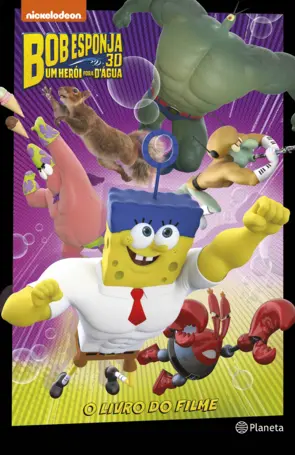 Capa Bob esponja - um herói fora d'água