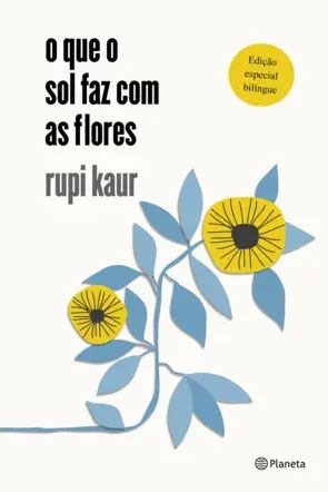 Capa O que o sol faz com as flores - 2º edição (Capa Dura)