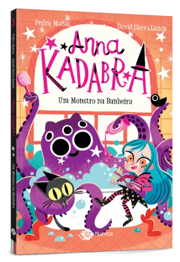 Capa Anna Kadabra vol 3 - Um monstro na banheira