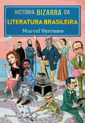 Capa História bizarra da literatura brasileira