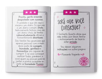 Imagem extra O diário de tarefas gnomosas do Floreante Viajante - livro de bolso com chaveir 0