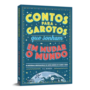 Capa Contos para garotos que sonham em mudar o mundo