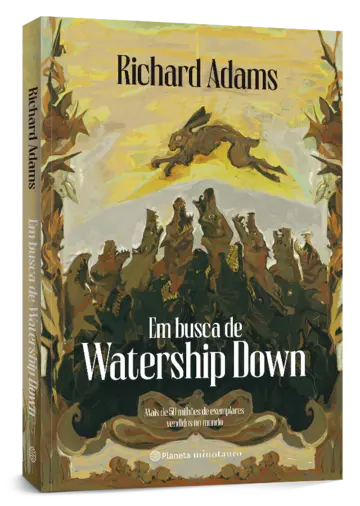 Capa Em busca de watership down - 4ª edição de um dos maiores clássicos da fantasia