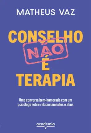 Capa Conselho não é terapia
