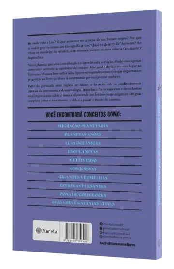 Contracapa 50 ideias de astronomia que você precisa conhecer