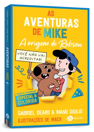 Capa As aventuras de Mike 4: a origem de Robson - Edição de colecionador