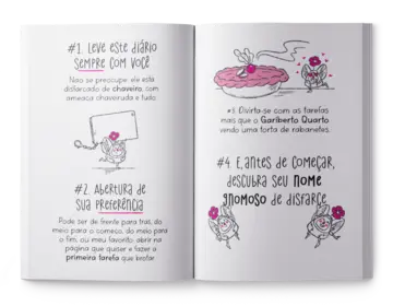 Imagem extra O diário de tarefas gnomosas do Floreante Viajante - livro de bolso com chaveir 1