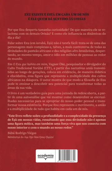 Contracapa O Exu que habita em mim