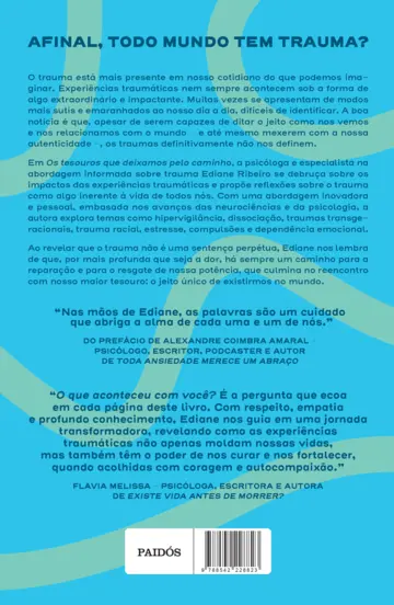 Contracapa Os tesouros que deixamos pelo caminho