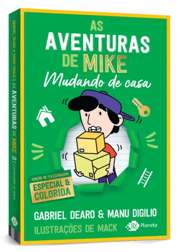 Capa As aventuras de Mike 3: mudando de casa - Edição de colecionador