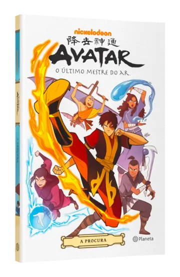 Capa Avatar - a lenda de Aang: A Procura