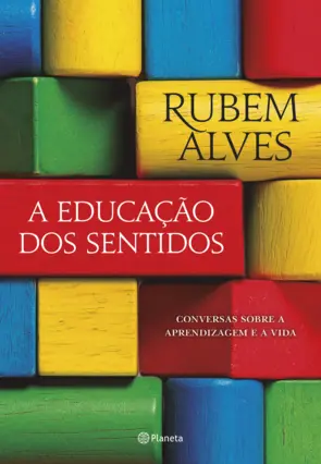 Capa A educação dos sentidos