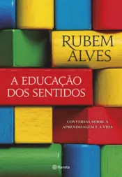 Capa A educação dos sentidos