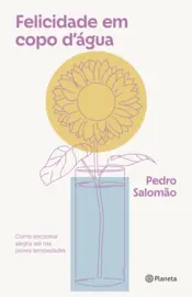 Capa Felicidade em copo d'água