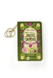 Capa O diário de tarefas gnomosas do Floreante Viajante -  livro de bolso com chaveir