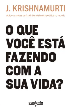 Capa O que você está fazendo com a sua vida?