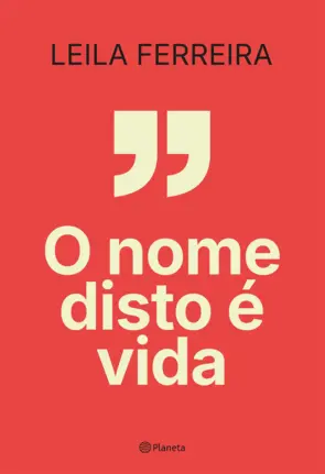 Capa O nome disto é vida