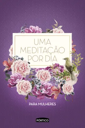 Capa Uma meditação por dia para mulheres - Capa roxa