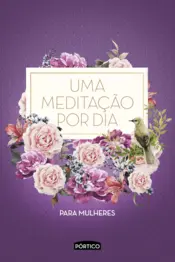 Capa Uma meditação por dia para mulheres - Capa roxa