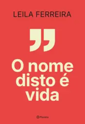 Capa O nome disto é vida