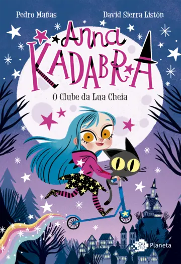 Contracapa Anna Kadabra vol. 1 - O clube da lua cheia