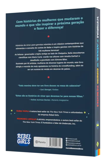 Capa Histórias de ninar para garotas rebeldes vol 1